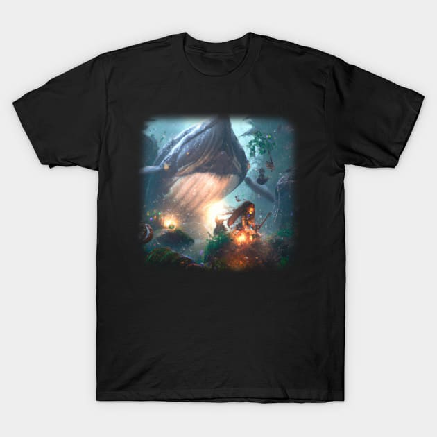 Creature in magical forest T-Shirt by Perryfranken